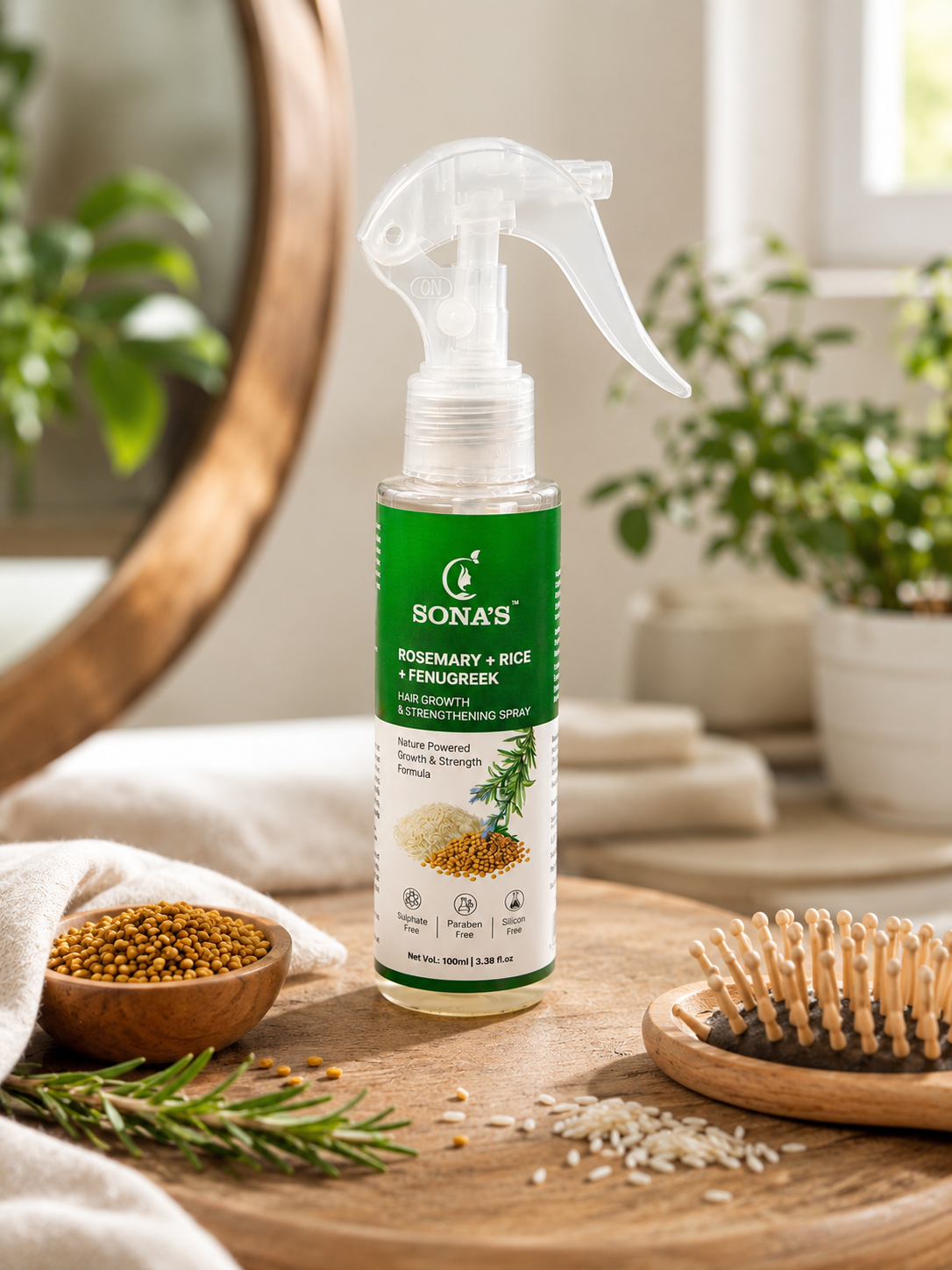 Combo Pro | Best Herbal Hair Oil, Shampoo & Rosemary Hair Spray Combo for Hair Growth & Hair Fall Control