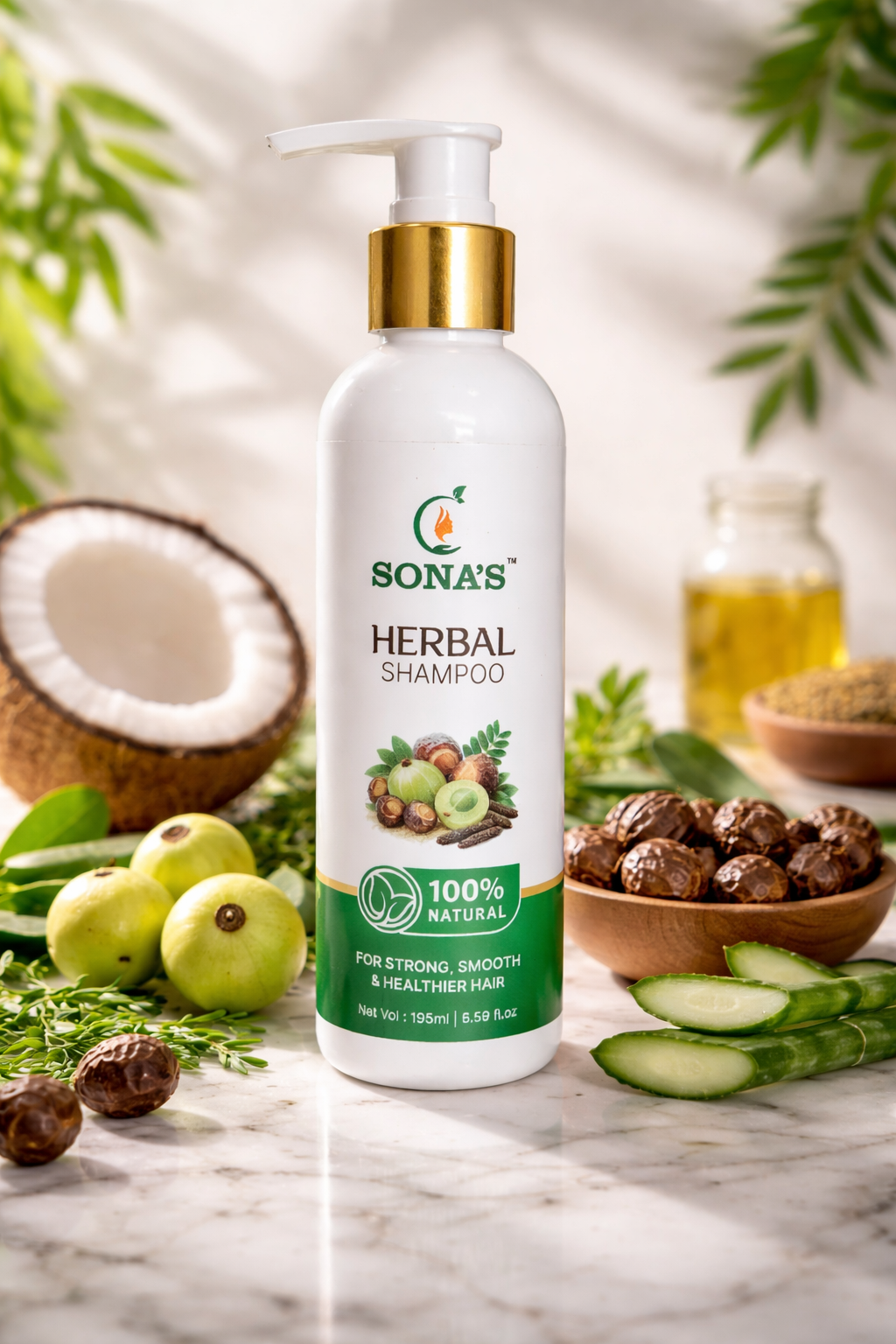 Big Combo Pro | Herbal Hair Oil, Shampoo, Mehndi & Hair Spray Combo for Hair Growth, Hair Fall Control & Grey Hair