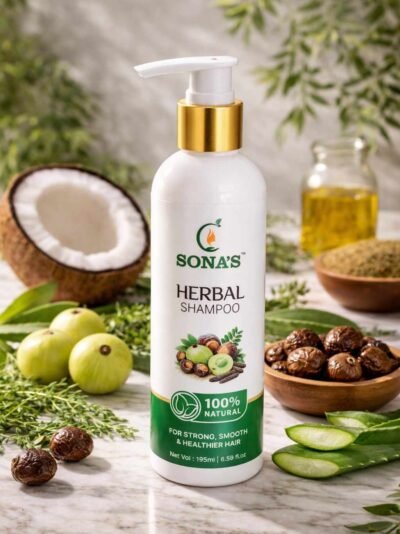 Best Herbal Shampoo for Hair Fall Control & Hair Growth – Sona's Herbal Shampoo